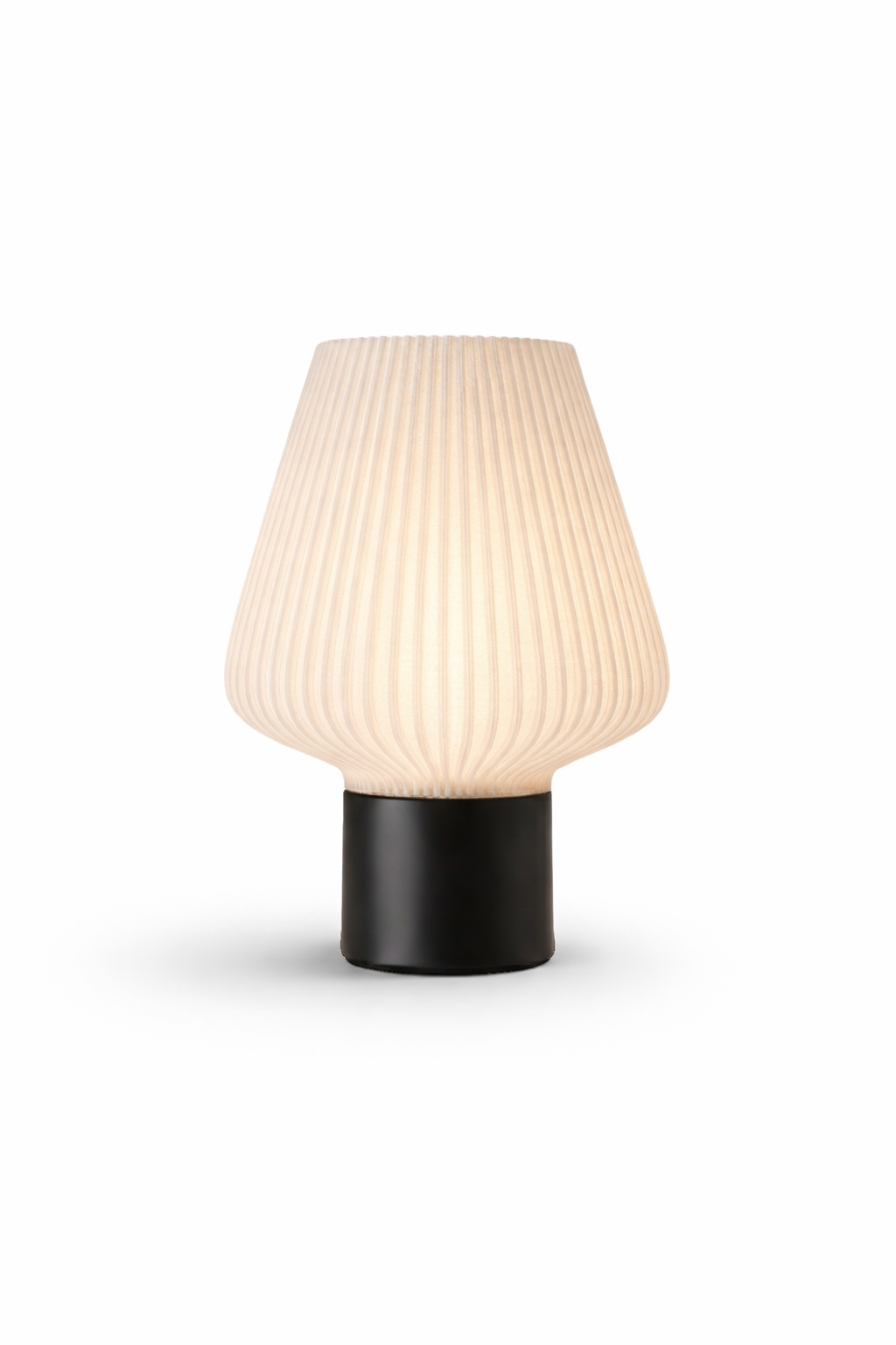 Lampada da tavolo in PETG traslucido